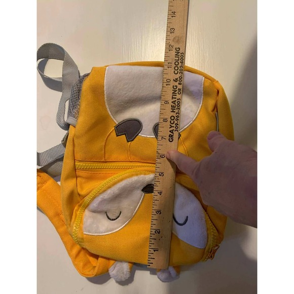 Goldbug Kids Toddler Backpack Fox Face Yellow Blue Child Safety Harness Leash - Picture 10 of 14